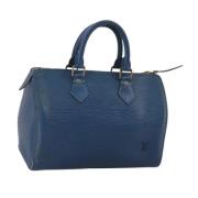 Pre-owned Leather louis-vuitton-bags Louis Vuitton Vintage , Blue , Da...