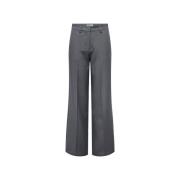 Grijze Palazzo Broek Only , Gray , Dames