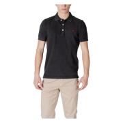 Zwarte poloshirt met korte mouwen Replay , Black , Heren