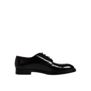 Zwarte Leren Oxford Schoenen Dolce & Gabbana , Black , Heren