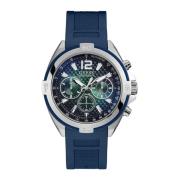 Horloge Guess , Blue , Heren