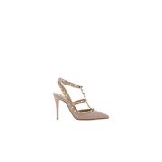 Rockstud Pumps Pointed-Toe Style Valentino Garavani , Pink , Dames