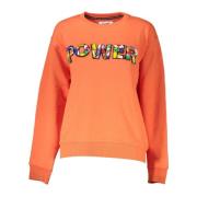 Oranje Sweatshirt met Logo Desigual , Orange , Dames