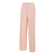 Zijden Wijde Pijp Roze Broek Theory , Pink , Dames