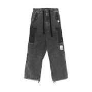 Grijze Broek met Koordtaille Mihara Yasuhiro , Black , Heren