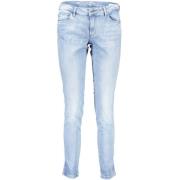 Lichtblauwe Katoenen Dames Jeans Guess , Blue , Dames