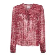 Rode Shirt voor Vrouwen Isabel Marant Étoile , Red , Dames