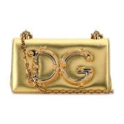 Mini Crossbody Tassen voor Stijlvolle Looks Dolce & Gabbana , Yellow ,...