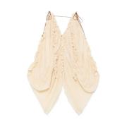 Gerimpelde Beige Blouse Zimmermann , Beige , Dames