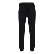 Zwarte sweatpants van katoen met geborduurd embleem Iceberg , Black , ...