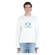 Stijlvolle Sweatshirts en Hoodies N21 , White , Heren