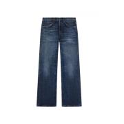 Polyester Jeans Dondup , Blue , Dames