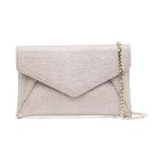 Mini Love Letter Clutch Stuart Weitzman , Beige , Dames