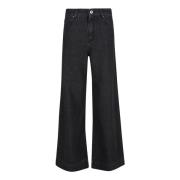 Zwarte Jeans Klassieke Vijf-Pocket Stijl Max Mara Weekend , Black , Da...