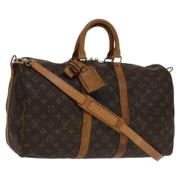 Pre-owned Canvas travel-bags Louis Vuitton Vintage , Brown , Unisex