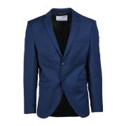 Slim Fit Knoopjasje Selected Femme , Blue , Heren