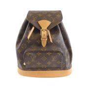 Pre-owned Canvas backpacks Louis Vuitton Vintage , Brown , Dames