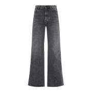 Zwarte Jeans voor Mannen 7 For All Mankind , Black , Dames