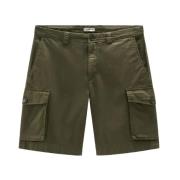 Polyester Bermuda Shorts Woolrich , Green , Heren