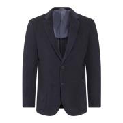 Blazer met knoopsluiting en zakken Emporio Armani , Gray , Heren