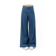 Casual Denim Jeans voor Weekenduitjes Weekend , Blue , Dames