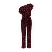 Stijlvolle Jumpsuit voor Moeiteloze Stijl Elisabetta Franchi , Red , D...