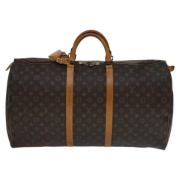 Pre-owned Canvas travel-bags Louis Vuitton Vintage , Brown , Dames