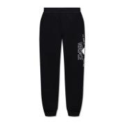 Sweatpants met logo Versace , Black , Heren