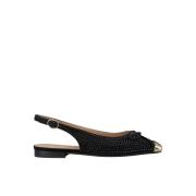 Slingback schoen met strik Alma EN Pena , Black , Dames