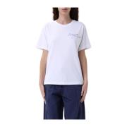 Witte T-shirts en Polos Emporio Armani , White , Dames