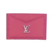 Pre-owned Leather wallets Louis Vuitton Vintage , Pink , Dames