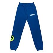 Katoenen sweatpants voor heren Barrow , Blue , Heren