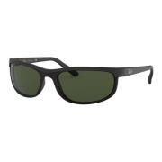 Mat Zwart/Grijs Groen Predator 2 Zonnebril Ray-Ban , Black , Unisex