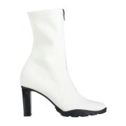 Witte enkellaarsjes voor vrouwen Alexander McQueen , White , Dames