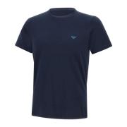 Heren Stretch Katoenen T-Shirts Set Emporio Armani , Blue , Heren