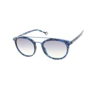 Blauwe Plastic Dames Zonnebril Carolina Herrera , Blue , Dames