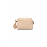 Elegante Handtas met Polyurethaan Design Calvin Klein Jeans , Beige , ...