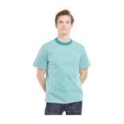 Korte mouw T-shirt in stijl 59643 Armor-Lux , Green , Heren