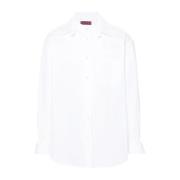 Witte Logo Shirt voor Mannen Gucci , White , Heren