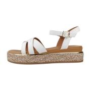 Celia Platte Sandalen Tommy Hilfiger , White , Dames