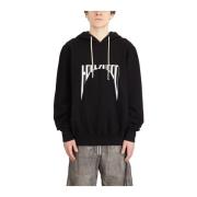 Zwarte Oversized Hoodie Rick Owens , Black , Heren