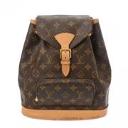 Pre-owned Canvas backpacks Louis Vuitton Vintage , Brown , Dames