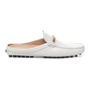 Witte platte schoenen met metalen staaf Tod's , White , Dames