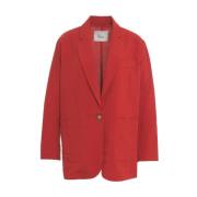 Oranje Blazer 'Costes' Elegant Stijlvol 8PM , Red , Dames