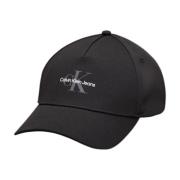 Zwarte Polyester Baseball Cap Calvin Klein Jeans , Black , Heren