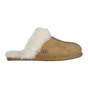 Wollen gevoerde leren pantoffels voor dames UGG , Brown , Dames