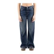 Blauwe Denim Jeans Acne Studios , Blue , Dames