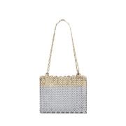 Iconic Skyline 1969 Messing Clutch Tas Paco Rabanne , Gray , Dames