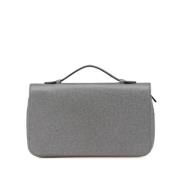 Pre-owned Leather wallets Louis Vuitton Vintage , Gray , Heren