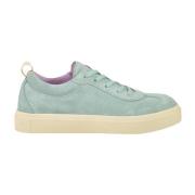 Leren Sneakers met Rubberen Zool Panchic , Blue , Dames